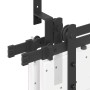 Kit de herrajes para puertas correderas acero negro 200 cm von , Türartikel - Ref: Foro24-3295722, Preis: 135,29 €, Rabatt: %
