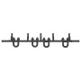 Kit de herrajes para puertas correderas acero negro 200 cm by , Door items - Ref: Foro24-3295734, Price: 126,32 €, Discount: %