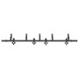 Kit de herrajes para puertas correderas acero negro 213,5 cm de , Artículos para puertas - Ref: Foro24-3295736, Precio: 162,7...