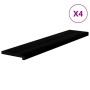 Peldaños de escalera 4 uds madera maciza roble marrón oscuro von , Treppenmatten - Ref: Foro24-3283018, Preis: 159,49 €, Raba...
