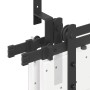 Kit de herrajes para puertas correderas acero negro 366 cm von , Türartikel - Ref: Foro24-3295741, Preis: 235,51 €, Rabatt: %