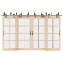 Kit de herrajes para puertas correderas acero negro 366 cm von , Türartikel - Ref: Foro24-3295757, Preis: 199,66 €, Rabatt: %