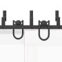 Kit de herrajes para puertas correderas acero negro 366 cm von , Türartikel - Ref: Foro24-3295757, Preis: 199,66 €, Rabatt: %