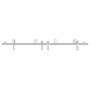Kit de herrajes para puerta corredera 200 cm acero plateado von , Türartikel - Ref: Foro24-3295762, Preis: 256,34 €, Rabatt: %