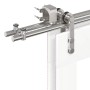 Kit de herrajes para puerta corredera 366 cm acero plateado von , Türartikel - Ref: Foro24-3295769, Preis: 528,95 €, Rabatt: %