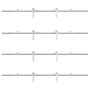 Kit de herrajes para puerta corredera 400 cm acero plateado von , Türartikel - Ref: Foro24-3295774, Preis: 455,11 €, Rabatt: %