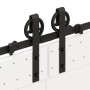 Kit de herrajes para puertas correderas acero negro 366 cm von , Türartikel - Ref: Foro24-3295797, Preis: 95,88 €, Rabatt: %