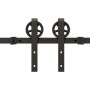 Kit de herrajes para puertas correderas acero negro 366 cm von , Türartikel - Ref: Foro24-3295797, Preis: 95,88 €, Rabatt: %