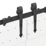 Kit de herrajes para puertas correderas acero negro 305 cm de , Artículos para puertas - Ref: Foro24-3295781, Precio: 127,78 ...