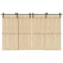 Kit de herrajes para puertas correderas acero negro 366 cm von , Türartikel - Ref: Foro24-3295795, Preis: 154,76 €, Rabatt: %