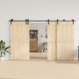 Kit de herrajes para puertas correderas acero negro 366 cm von , Türartikel - Ref: Foro24-3295795, Preis: 154,76 €, Rabatt: %