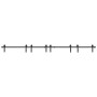 Kit de herrajes para puertas correderas acero negro 366 cm von , Türartikel - Ref: Foro24-3295795, Preis: 154,76 €, Rabatt: %
