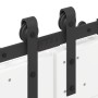 Kit de herrajes para puertas correderas acero negro 366 cm von , Türartikel - Ref: Foro24-3295795, Preis: 154,76 €, Rabatt: %