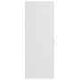 Armario de baño madera contrachapada blanco brillo 30x30x80 cm de vidaXL, Muebles de baño - Ref: Foro24-804994, Precio: 57,68 €