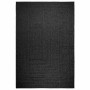Alfombra ZIZUR apariencia yute interior exterior antracita by , Rugs - Ref: Foro24-4010340, Price: 237,60 €, Discount: %
