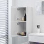 Armario de baño madera contrachapada blanco brillo 30x30x80 cm de vidaXL, Muebles de baño - Ref: Foro24-804994, Precio: 57,68 €