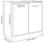 Mueble de lavabo de baño madera roble artisan 60x33x60 cm by , Bathroom furniture - Ref: Foro24-856040, Price: 52,16 €, Disco...