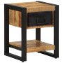 Mesitas de noche 2 piezas madera maciza rugosa mango de , Mesitas de noche - Ref: Foro24-4013568, Precio: 197,85 €, Descuento: %