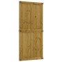 Puerta de granero CORONA madera maciza pino 90x210 cm von , Türen - Ref: Foro24-4103417, Preis: 192,60 €, Rabatt: %