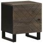 Mesitas de noche 2 uds madera maciza de mango negro 40x33x46 cm by , Nightstands - Ref: Foro24-4017681, Price: 107,84 €, Disc...
