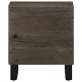 Mesitas de noche 2 uds madera maciza de mango negro 40x33x46 cm by , Nightstands - Ref: Foro24-4017681, Price: 107,84 €, Disc...