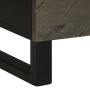Mesitas de noche 2 uds madera maciza de mango negro 40x33x46 cm by , Nightstands - Ref: Foro24-4017681, Price: 107,84 €, Disc...