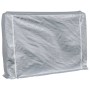 Leñero con protector de lluvia 200x25x150 cm acero galvanizado by , Firewood bags and holders - Ref: Foro24-4100710, Price: 4...