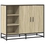 Aparador de madera de ingeniería roble Sonoma 92x35x76 cm by , Sideboards - Ref: Foro24-849020, Price: 115,48 €, Discount: %