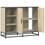 Aparador de madera de ingeniería roble Sonoma 92x35x76 cm by , Sideboards - Ref: Foro24-849020, Price: 115,48 €, Discount: %