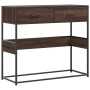 Mesa consola madera de ingeniería marrón roble 90x35x80 cm von , Seitentische - Ref: Foro24-849178, Preis: 73,54 €, Rabatt: %