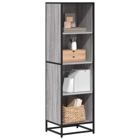 Estantería madera ingeniería gris sonoma 40x35x139 cm by , Bookcases and shelves - Ref: Foro24-849127, Price: 78,53 €, Discou...