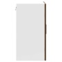 Armario de pared para cocina puerta cristal Porto roble marrón von , Küchenschränke - Ref: Foro24-854154, Preis: 68,03 €, Rab...