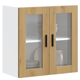 Armario pared para cocina puerta cristal Porto roble artesanal von , Küchenschränke - Ref: Foro24-854156, Preis: 67,45 €, Rab...