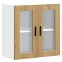 Armario pared para cocina puerta cristal Porto roble artesanal von , Küchenschränke - Ref: Foro24-854156, Preis: 67,45 €, Rab...