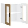 Armario pared para cocina puerta cristal Porto roble artesanal von , Küchenschränke - Ref: Foro24-854156, Preis: 67,45 €, Rab...