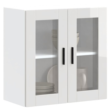 Armario pared para cocina puerta cristal Porto blanco brillante von , Küchenschränke - Ref: Foro24-854149, Preis: 77,32 €, Ra...