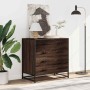 Cómoda de madera contrachapada roble marrón 70x41x70 cm von , Schubladen - Ref: Foro24-849083, Preis: 121,86 €, Rabatt: %