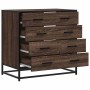 Cómoda de madera contrachapada roble marrón 70x41x70 cm von , Schubladen - Ref: Foro24-849083, Preis: 121,86 €, Rabatt: %