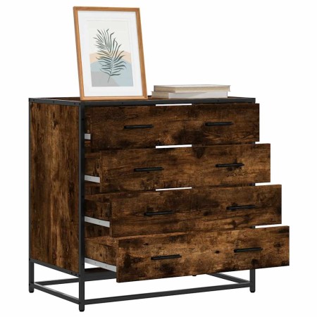 Cómoda de madera contrachapada roble ahumado 70x41x70 cm by , Drawers - Ref: Foro24-849081, Price: 118,75 €, Discount: %