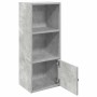 Estantería de madera de ingeniería gris hormigón 31x24x77 cm de , Librerías y estanterías - Ref: Foro24-860331, Precio: 37,87...