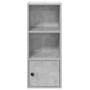 Estantería de madera de ingeniería gris hormigón 31x24x77 cm de , Librerías y estanterías - Ref: Foro24-860331, Precio: 37,87...