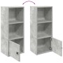 Estantería de madera de ingeniería gris hormigón 31x24x77 cm de , Librerías y estanterías - Ref: Foro24-860331, Precio: 37,87...