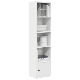 Estantería de madera de ingeniería blanca 31x24x127 cm von , Bücherregale und Regale - Ref: Foro24-860346, Preis: 53,35 €, Ra...