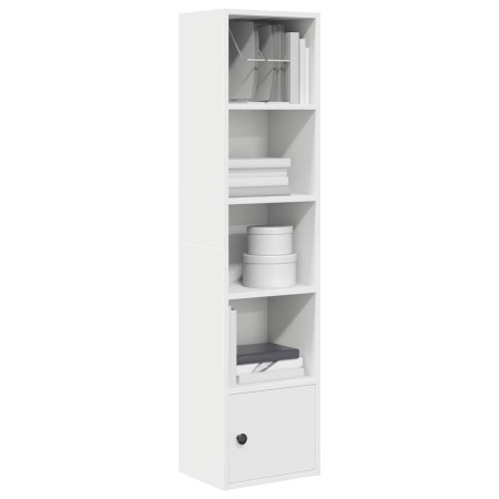 Estantería de madera de ingeniería blanca 31x24x127 cm von , Bücherregale und Regale - Ref: Foro24-860346, Preis: 53,35 €, Ra...