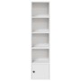 Estantería de madera de ingeniería blanca 31x24x127 cm von , Bücherregale und Regale - Ref: Foro24-860346, Preis: 53,35 €, Ra...