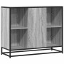 Aparador de madera de ingeniería gris Sonoma 92x35x76 cm by , Sideboards - Ref: Foro24-849017, Price: 89,87 €, Discount: %