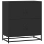 Aparador de madera de ingeniería negro 68x35x76 cm by , Sideboards - Ref: Foro24-848989, Price: 84,02 €, Discount: %