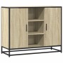 Aparador de madera de ingeniería roble Sonoma 92x35x76 cm by , Sideboards - Ref: Foro24-849015, Price: 85,73 €, Discount: %