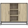 Aparador de madera de ingeniería roble Sonoma 92x35x76 cm by , Sideboards - Ref: Foro24-849015, Price: 85,73 €, Discount: %