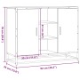 Aparador de madera de ingeniería roble Sonoma 92x35x76 cm by , Sideboards - Ref: Foro24-849015, Price: 85,73 €, Discount: %